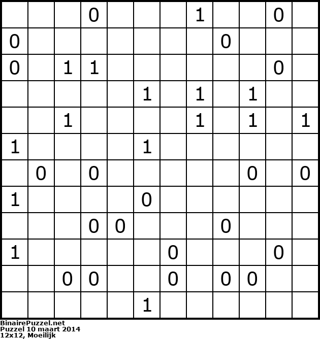 Binaire Puzzel