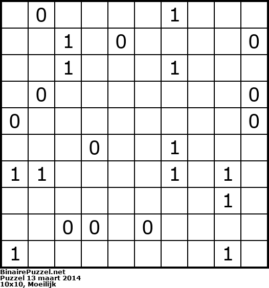 Binaire Puzzel