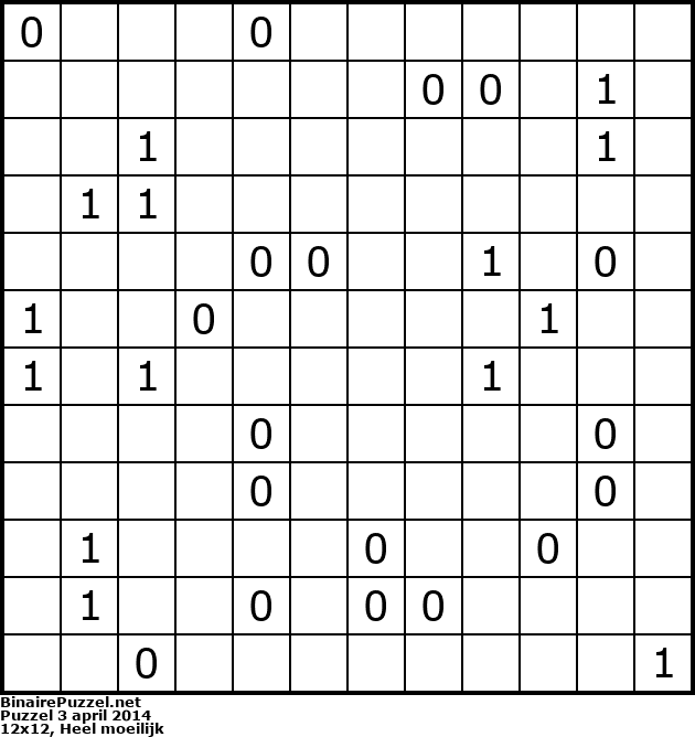 Binaire Puzzel