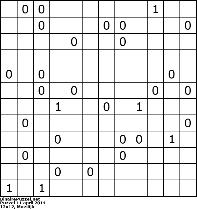 Binaire Puzzel