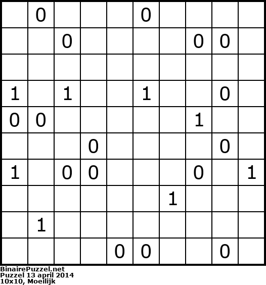 Binaire Puzzel