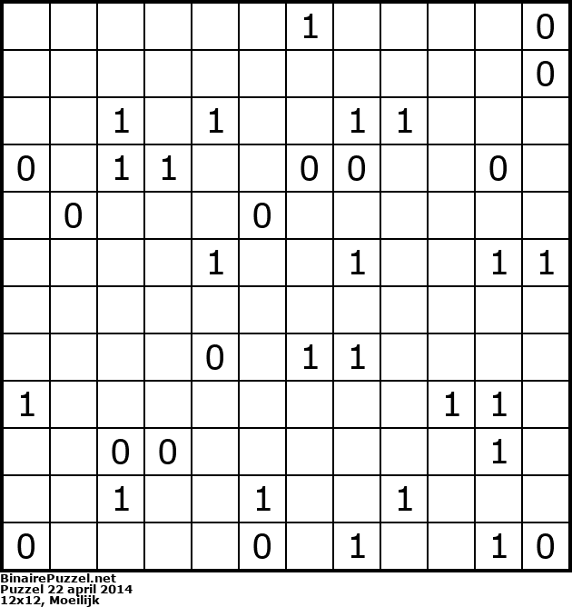 Binaire Puzzel