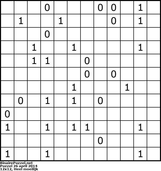 Binaire Puzzel