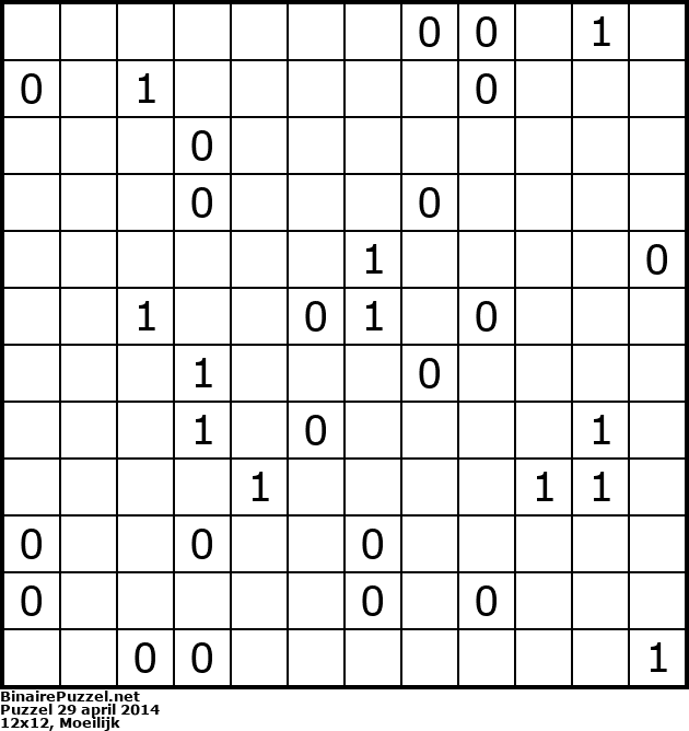Binaire Puzzel