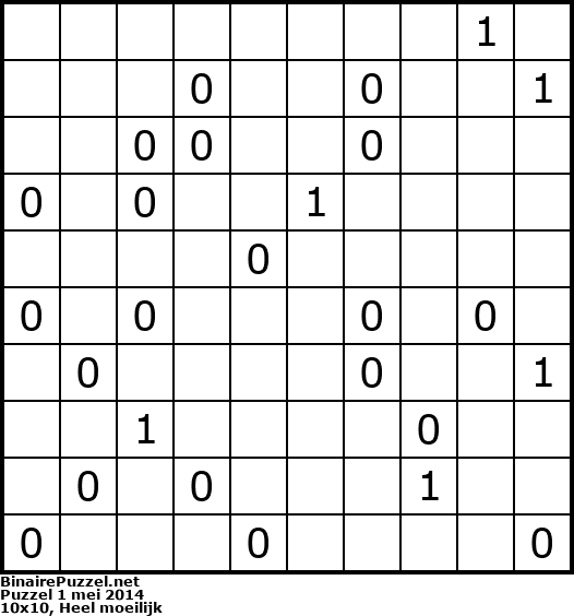 Binaire Puzzel