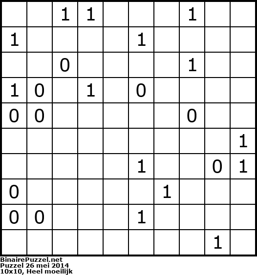 Binaire Puzzel