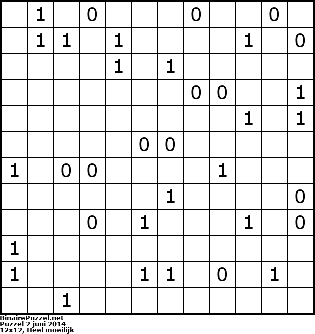 Binaire Puzzel