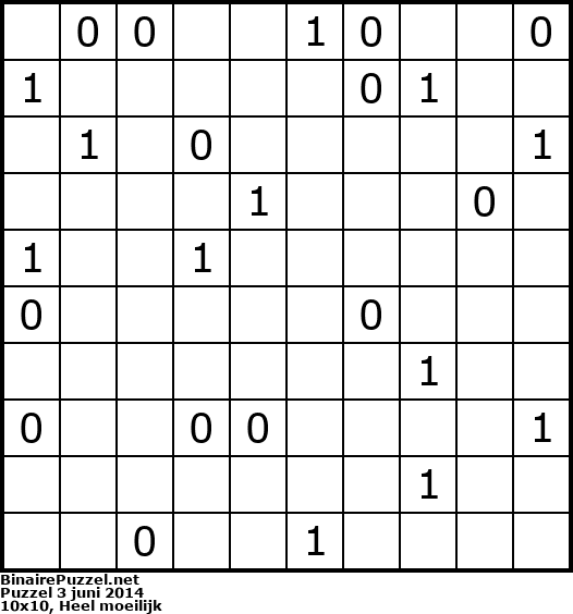 Binaire Puzzel
