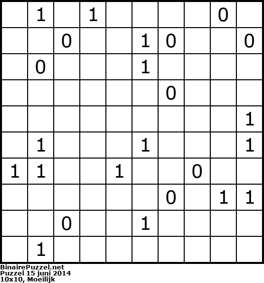 Binaire Puzzel