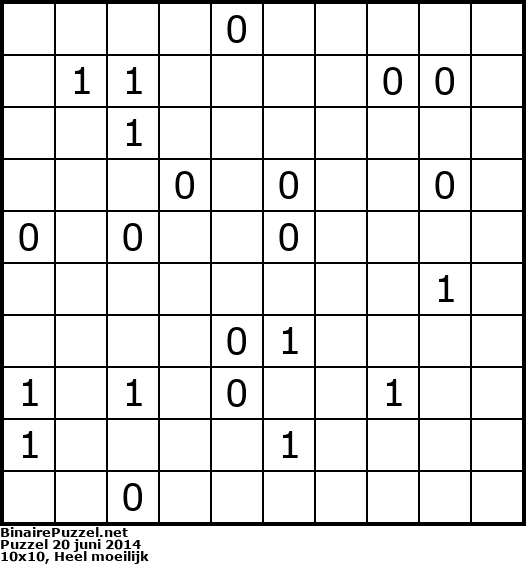 Binaire Puzzel