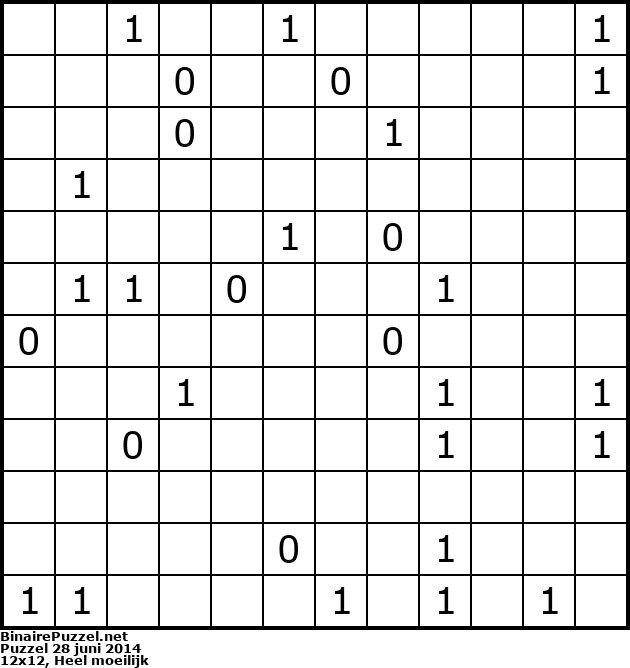 Binaire Puzzel