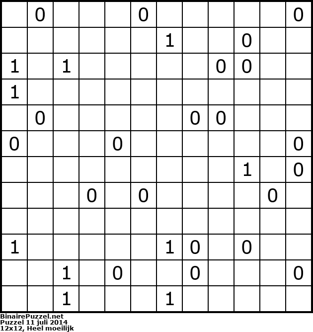 Binaire Puzzel