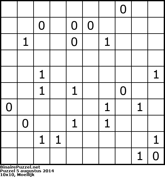 Binaire Puzzel