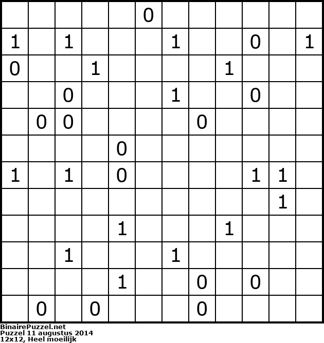 Binaire Puzzel