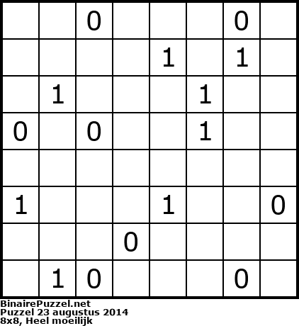 Binaire Puzzel