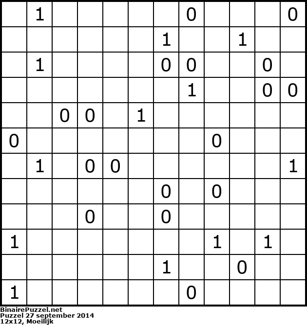 Binaire Puzzel