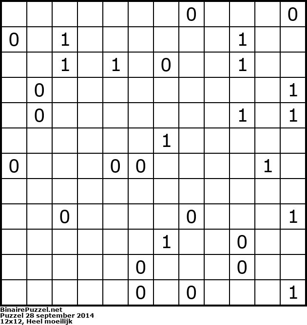 Binaire Puzzel