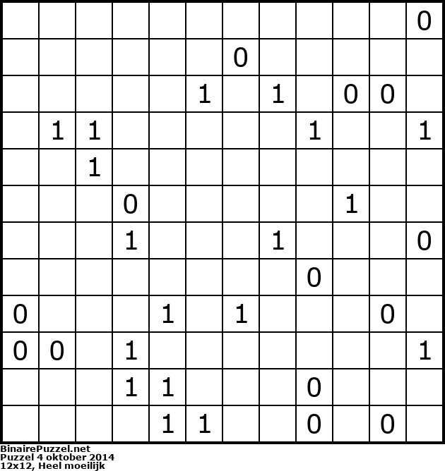 Binaire Puzzel