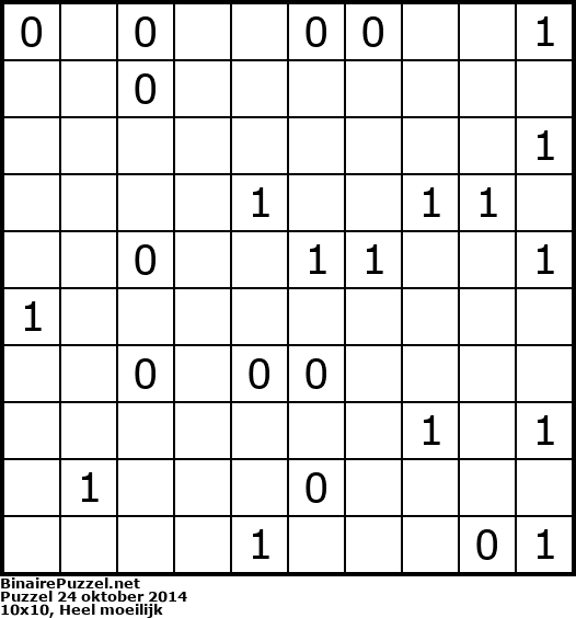 Binaire Puzzel