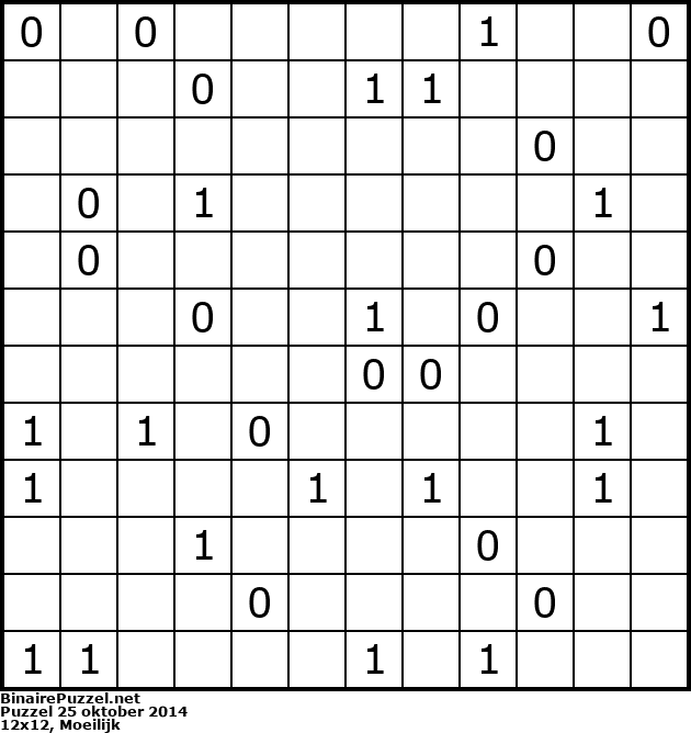 Binaire Puzzel