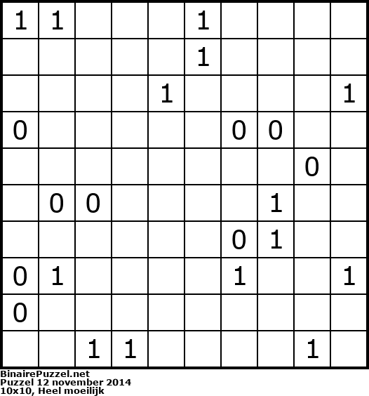 Binaire Puzzel