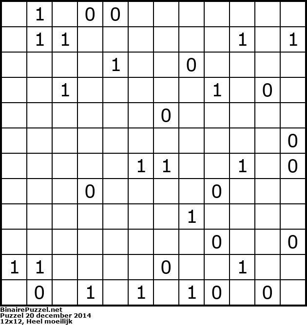 Binaire Puzzel