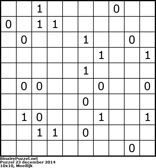 Binaire Puzzel