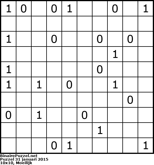 Binaire Puzzel