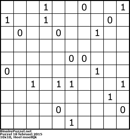 Binaire Puzzel