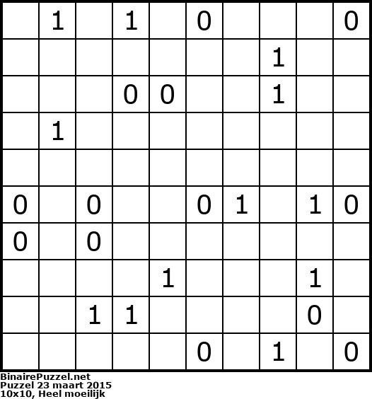 Binaire Puzzel