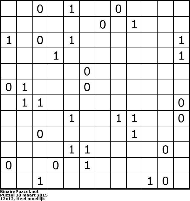 Binaire Puzzel