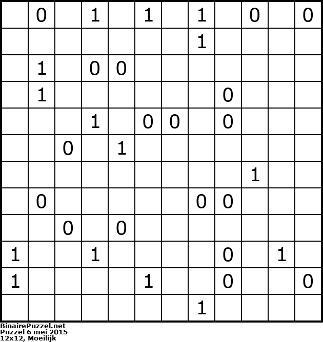 Binaire Puzzel