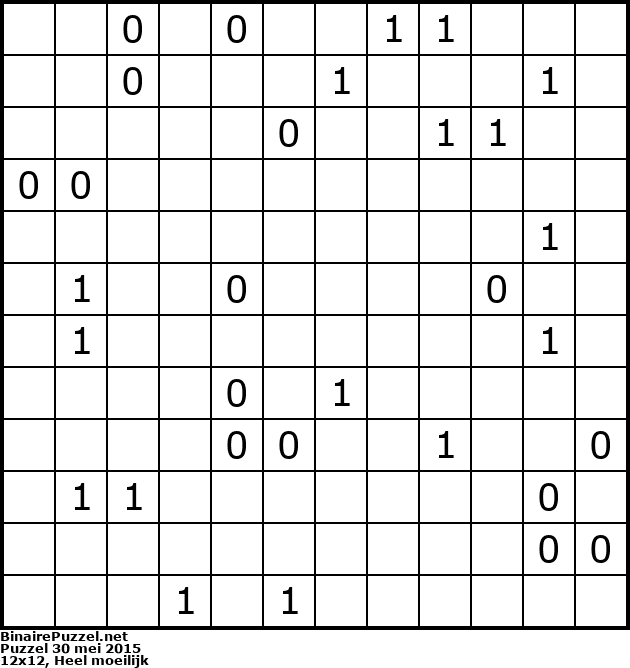 Binaire Puzzel