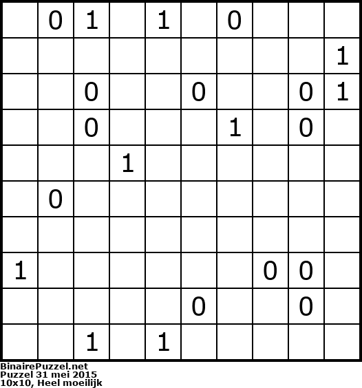 Binaire Puzzel