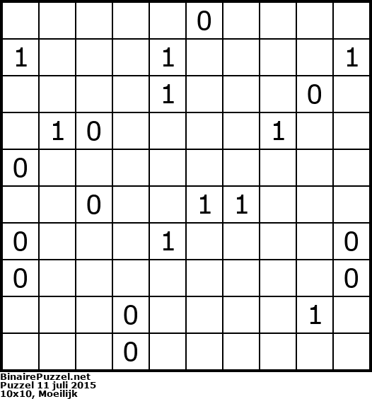 Binaire Puzzel