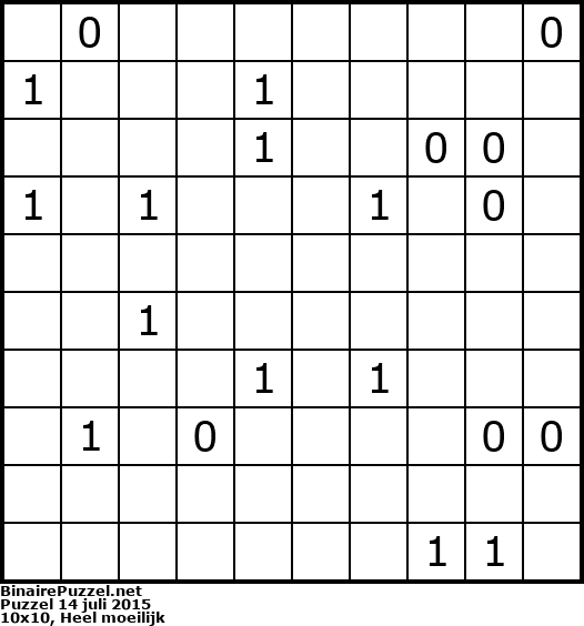 Binaire Puzzel