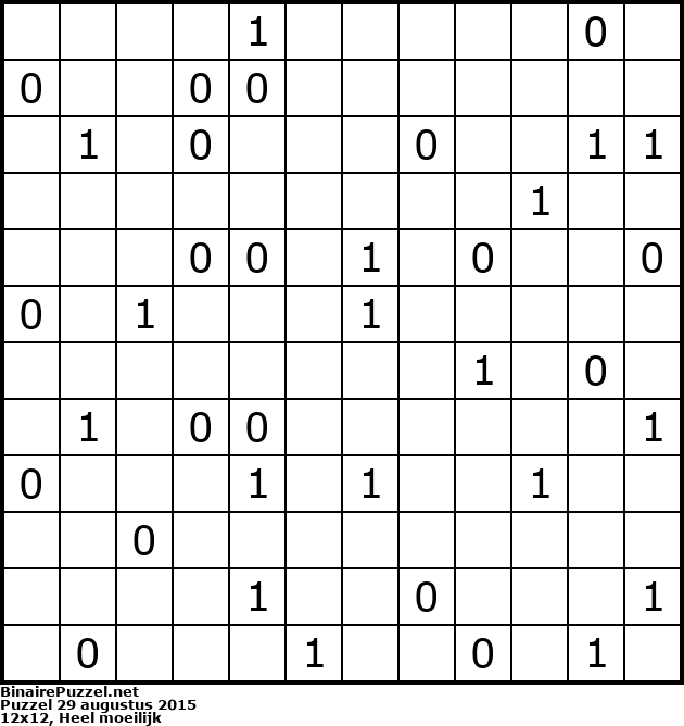 Binaire Puzzel