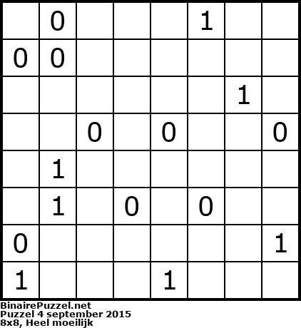 Binaire Puzzel