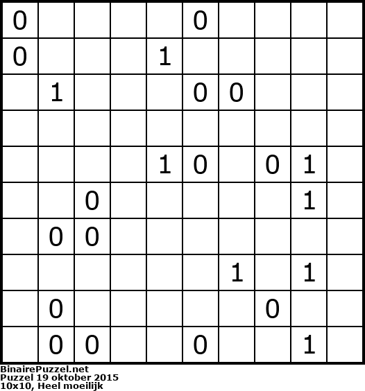 Binaire Puzzel