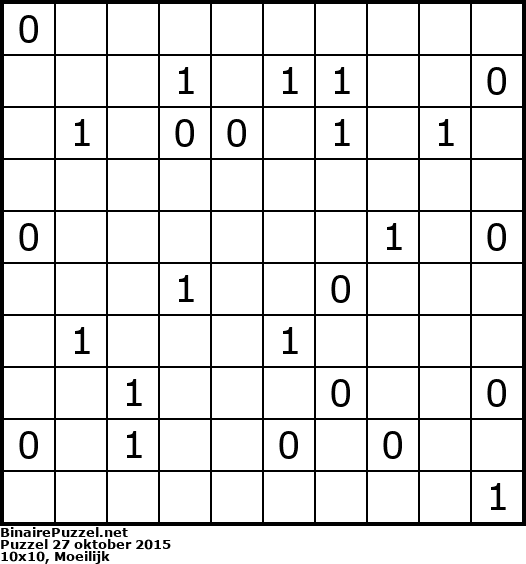 Binaire Puzzel