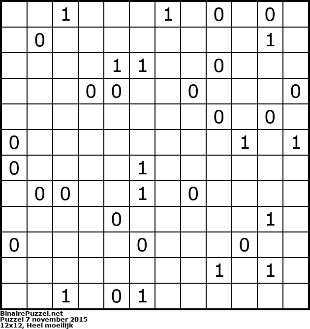 Binaire Puzzel