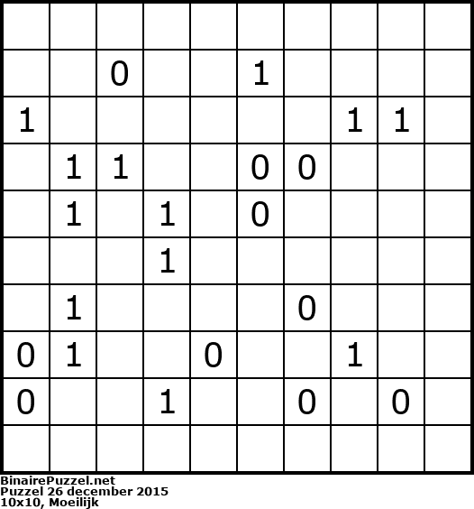 Binaire Puzzel