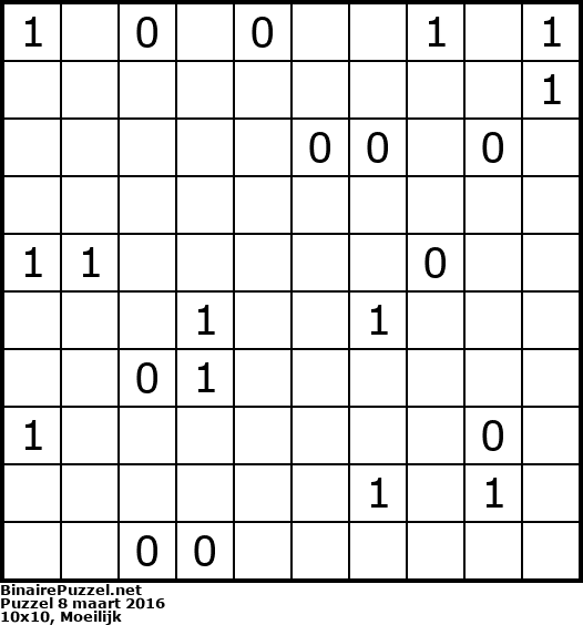 Binaire Puzzel