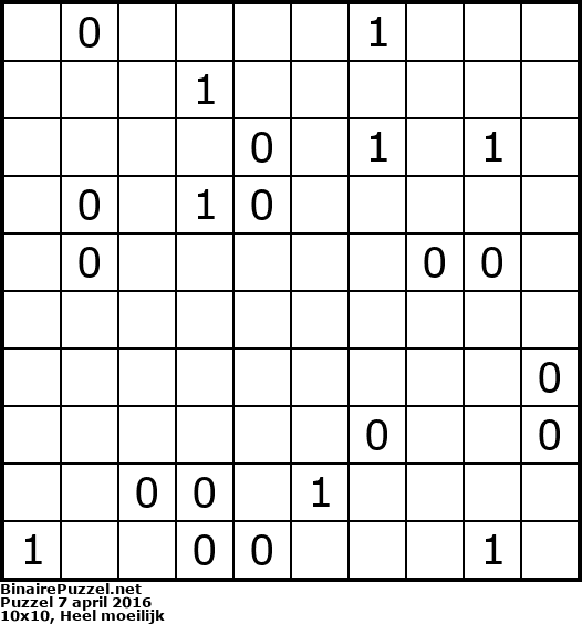 Binaire Puzzel