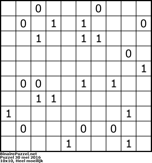 Binaire Puzzel