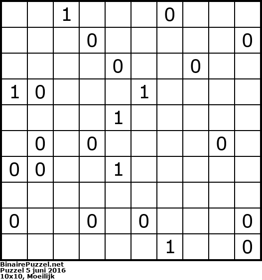Binaire Puzzel