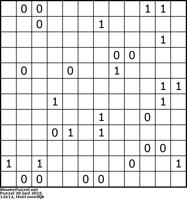 Binaire Puzzel