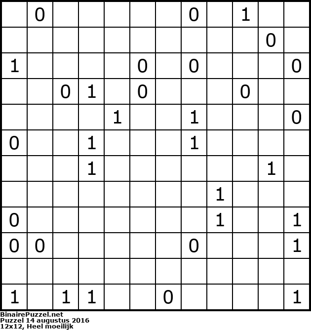 Binaire Puzzel