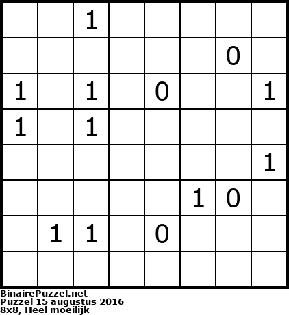 Binaire Puzzel