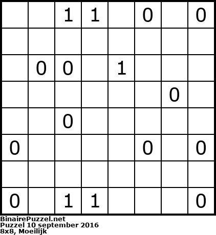 Binaire Puzzel